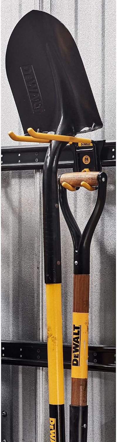  DEWALT Organiseur D'outils, Double Crochet Standard Pour Outils à Long Manche, Compatible Avec Le Système De Rangement D'atelier (DWST82815)