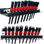  Porte-bouteilles Mural Robuste En Métal Avec 4 Compartiments De Conteneurs Et 8 Ouvertures à Outils Pour Le Rangement Dans Le Garage, L'atelier, Porte-outils Peu Encombrant