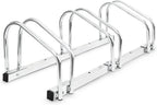  Relaxdays Râtelier Pour 3 Vélos Argent