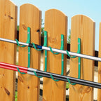  Generisch Crochet De Clôture De Piscine - Rangement Multifonction Au Bord De La Piscine - Support Skimmer De Piscine - Pour Râteaux, Filets De Skimmer, Rampes Murales, Barres Télescopiques, Tuyaux