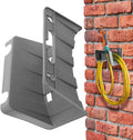 GENERIC Support De Tuyau En Métal, Support Mural Extérieur, Organisateur De Tuyaux Avec Maintien Ferme, Robinet Utilitaire Avec équilibre, Accessoire De Jardin, 22,5 X 16 X 14 Cm, Fixation Portable Pour Rail