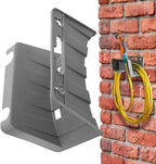 GENERIC Support De Tuyau En Métal, Support Mural Extérieur, Organisateur De Tuyaux Avec Maintien Ferme, Robinet Utilitaire Avec équilibre, Accessoire De Jardin, 22,5 X 16 X 14 Cm, Fixation Portable Pour Rail