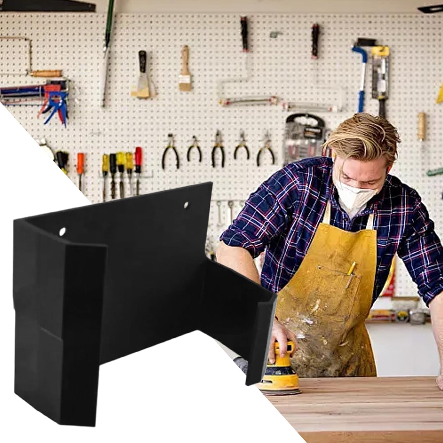  Générique Porte-Outils Électriques - Etagere Organisateur Pour Outils Sans Fil Support De Stockage - Support De Rangement Garage Robust Pour Perceuse Visseuse Marteau Atelier Garage Jardin