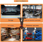  Support De Cric De Sol,Organisateur Robuste Gain De Place,Porte-Supports Pour Cric Hydraulique Roulant | Pour Garage Atelier Abri Maison Salle D Outils Local De Réparation Mécaniciens