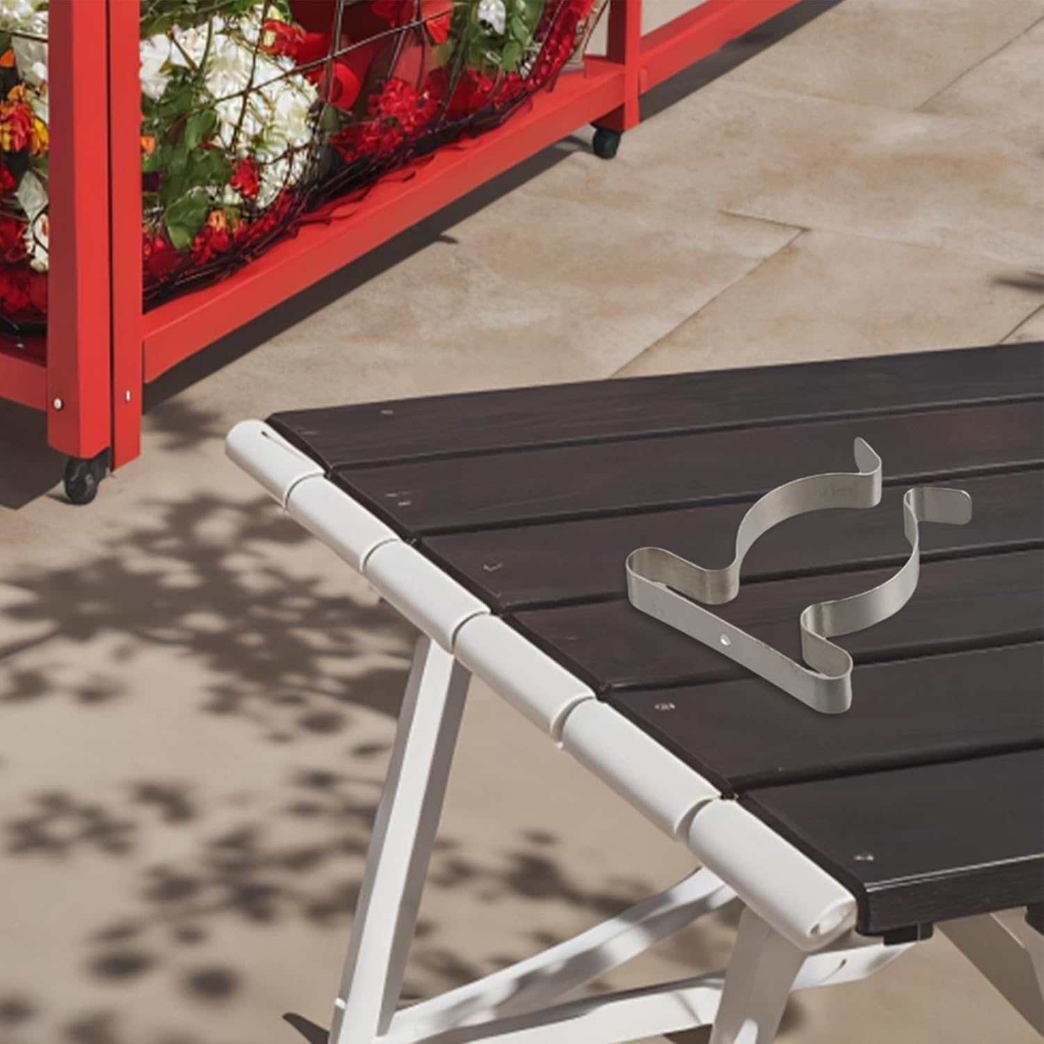  Lot De 10 Clips Muraux Pour Un Rangement Efficace - Clips à Ressort Robustes Pour Organiser Les Outils De Garage Et Les Râteaux (50 Mm)