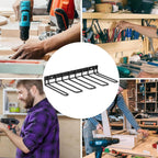 Porte-outils électriques – Support Mural En Fer Noir Pour Perceuse Sans Fil – Rangement De Garage Pour Outils électriques De 25 Kg, Support De Rangement Utilitaire Pour Outils électriques Pour