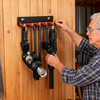 GENERIC Support Pour Outils électriques – Étagère De Rangement Murale à 5 Fentes | Rangement D'outils électriques – Pour Studio, Lieu De Travail, Atelier, Détail, Sous-sol, Abri De Jardin, Jardin