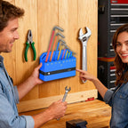 GENERIC Organiseur De Clés, Porte-outils Magnétique, 38,1 X 5,1 Cm Avec Aimants Puissants, Porte-outils En Acier Avec Construction Robuste, Conception D'organisation Murale, Affichage D'atelier Pour La Maison