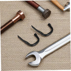  Ciieeo 6pièces Crochets De Rangement Pour Garage Crochets Muraux Métal Robustes Pour Outils De Jardin Et Échelle Système De Suspension Facile à Installer