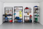  Honey-Can-Do Étagère Murale Réversible Pour Garage Avec Crochets, Noir SHF-09837