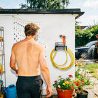 GENERIC Porte-Tuyau Mural, Support Mural Robuste | Rangement Pour Tuyau De Jardin - Le Tube Robinet Buse Terrasse Plomberie Rail Clôture Maison Piscine Camping-Car Balcon Garage