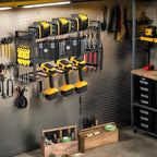  Power Tool Organizer | 3-Layer Wall-Mounted Tool Storage Shelf | Power Tool Organizer Shelf | Modular Heavy-Duty Electric Tool Organizer For Workshop, Shed, And Basement