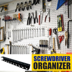 GENERIC Support De Rangement Pour Tournevis, Support D'affichage Multi-fentes Et Support De Rangement Pour Tournevis Et Clés, Support D'outils Durable Pour La Maison, Le Garage, L'abri De Jardin