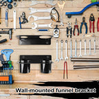 GENERIC Support De Rangement Pour Entonnoir à Huile | Support De Rangement | Support Mural Pour Atelier, Remorque, Garage, Abri De Jardin, Salle De Pause, Maison
