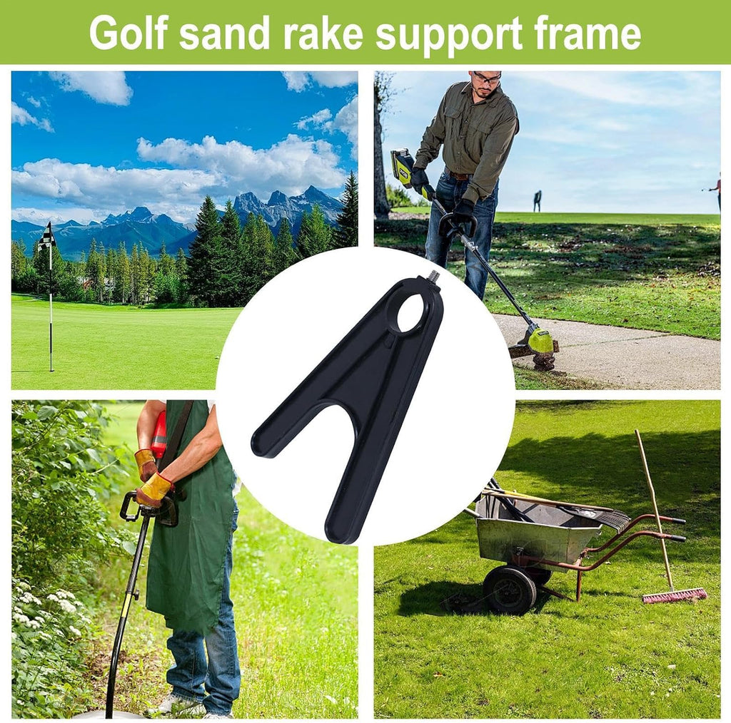 GENERIC Support Pour Râteau à Sable | Organiseur Pratique Pour Outils De Garage, Porte-outils De Golf, Résistant Aux UV, Rangement D'outils De Jardin Pour Râteaux De Sable De Golf