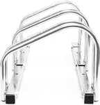  Relaxdays Râtelier Pour 3 Vélos Argent