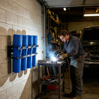  Rangement Pour Baguettes De Soudage,4 Fentes Montage Mural Gain De Place,Porte-électrode Rack De Rangement Pour Garage - Pour Bureau à Domicile Sous-sol L'appartement Et La Construction Industrielle