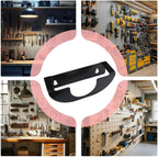 GENERIC Support Pour Outils électriques, Montage Mural, Support D'outils De Meuleuse, Résistant à L'usure, Très Résistant, Système De Rangement Pour Garage, Atelier, Abri De Jardin, établi 16 X 5 X 5 Cm