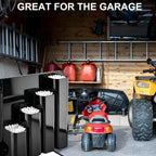 GENERIC Organiseur De Cravates à Fermeture éclair – 4 Poches Universelles à Fixation Murale | Organiseur à Fermeture éclair, Pour Remorque De Course Fermée, Garage, Magasin, Abri De Jardin, Buanderie