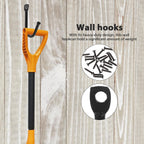  VALICLUD Crochets Muraux En Fer Noir 20pcs Pour Suspendre Charges Lourdes, Installation Facile, Pour Rangement D'outils De Jardin Et Garage