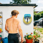  Générique Porte-Tuyau | Crochet Mural Robuste Et Résistant,Support Pour Tuyau De Jardin,Pour Rangement Extérieur Jardin Cour Arrière-Cour Patio Terrasse Garage Maison Jardinage